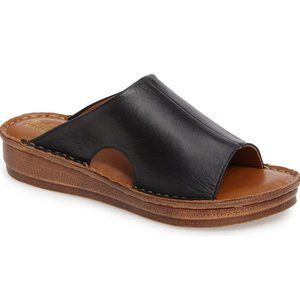 BELLA VITA Mae Italy Leather Slide Sandals 7.5